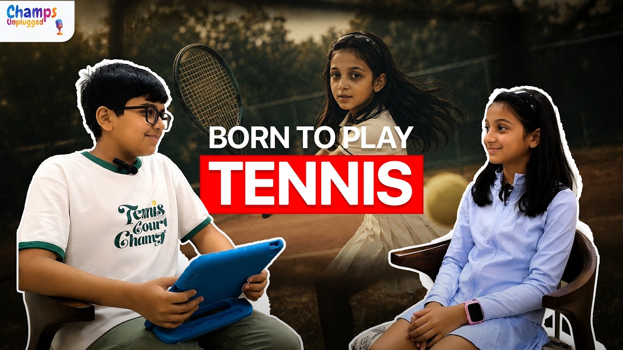 9-Year-Old Tennis Champ Wants to Be World No. 1! 🎾🏆 | Champs Unplugged
