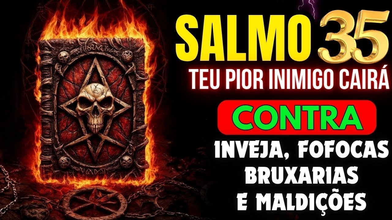 SALMO 35 _ JUSTIÇA DIVINA E GUERRA ESPIRITUAL CONTRA INIMIGOS VISÍVEIS E INVISÍVEIS