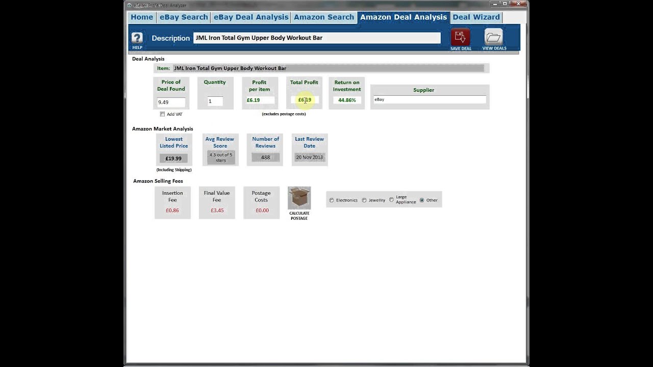 eDeal ProfitCalc Part 6 - Deal Wizard