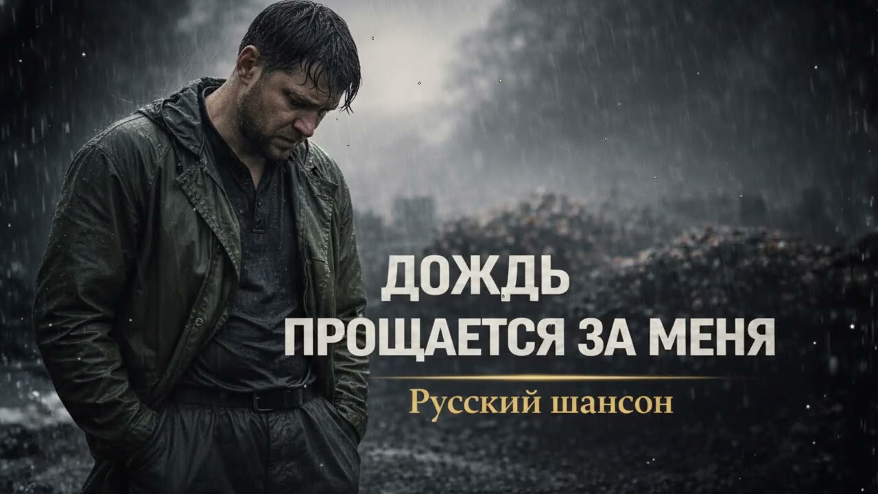 🌧️⚰️ Русский шансон о потере – дождь, могилы и молчание вместо слов
