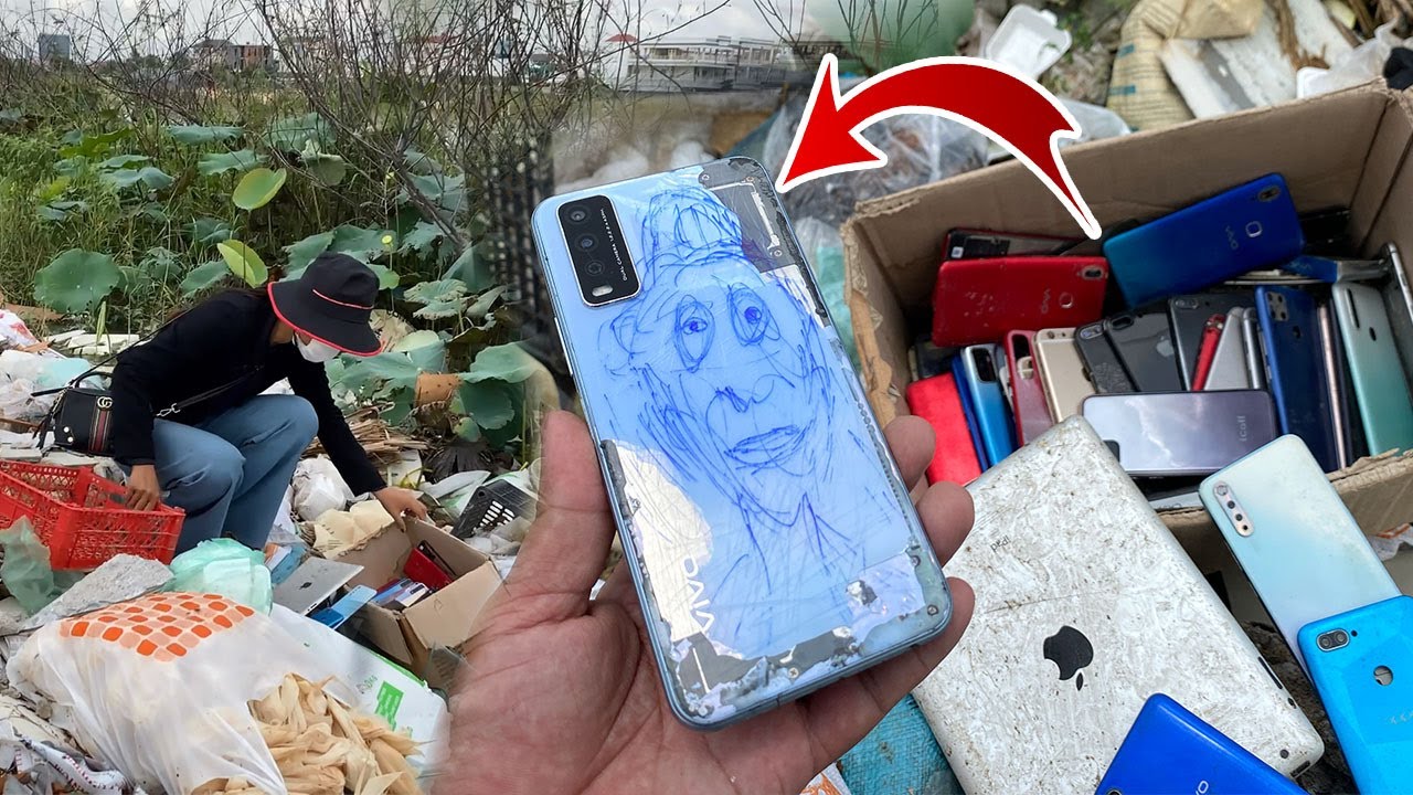 How to Restore vivo y12s Cracked,Found phone a lots in a carton box,Restoration destroyed phone