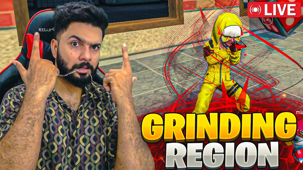 [LIVE] Region Pushing ki Tyaari Phirse 🔥Br Rank Gameplay🚨 Garena Free Fire