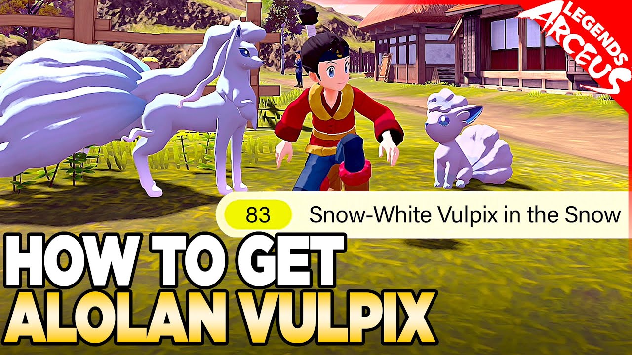 Как получить Алолана Вульпикса в Pokemon Legends Arceus