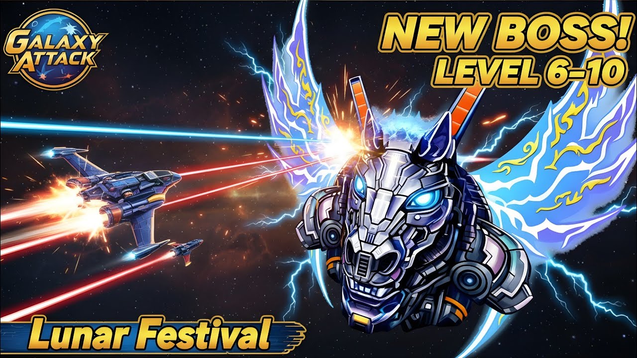 Lunar Festival ⚡ Thunder Ascension Level 6–10 | New Boss Guide 🚀 Galaxy Attack by Apache Welder