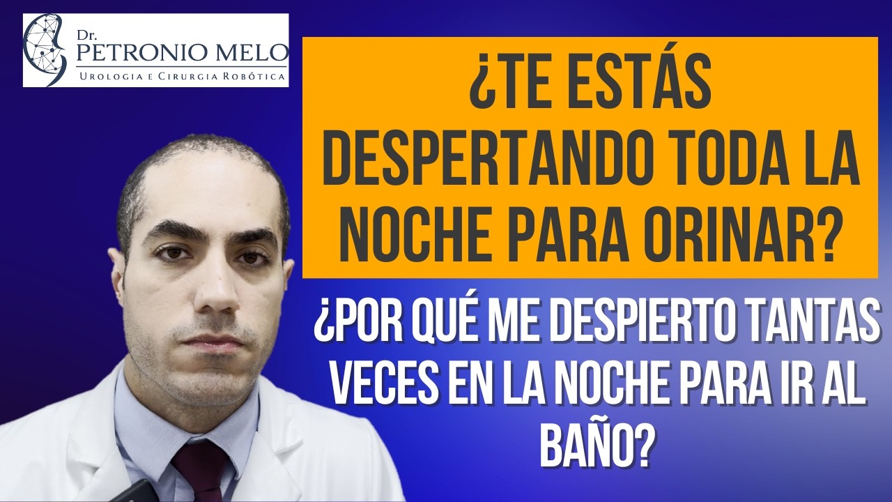 ¿Por qué me despierto tantas veces en la noche para orinar? Urólogo lo explica