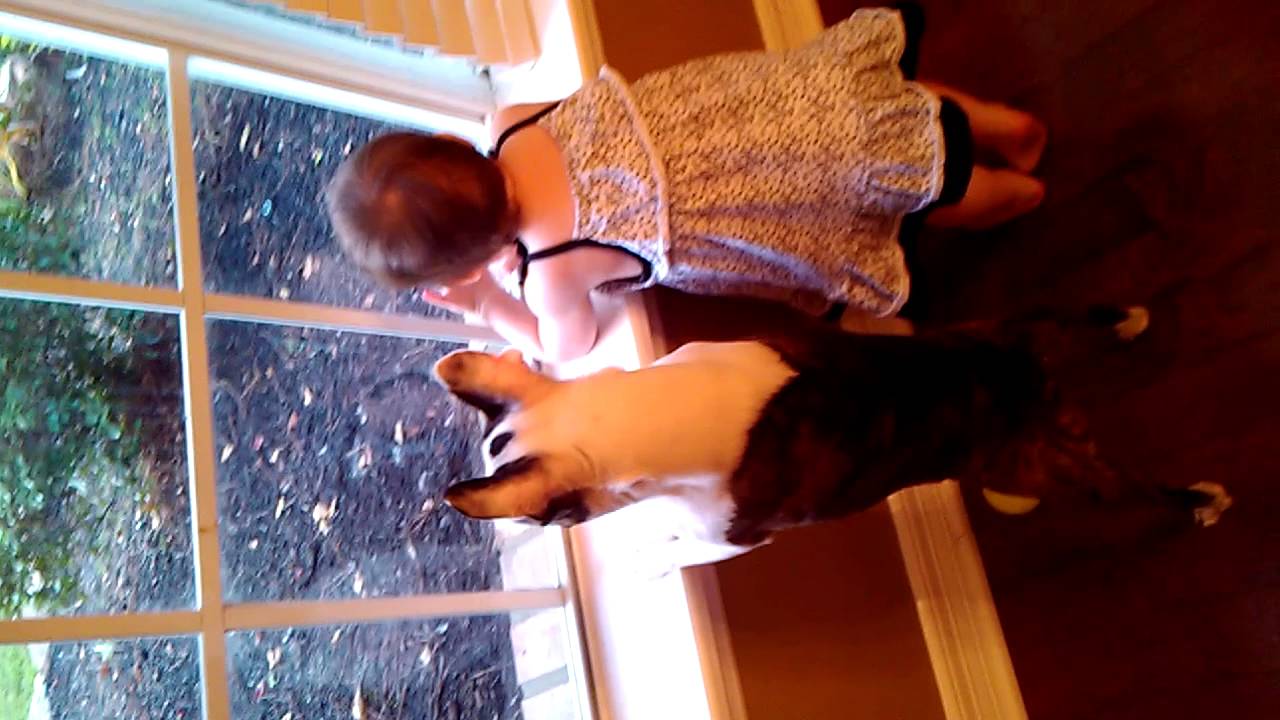 Addi and Niko waiting for Grandpa