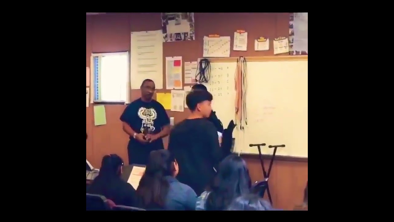 Teacher beats the brakes off 14yr old student for squaring up on him... #fight #FightHaven
