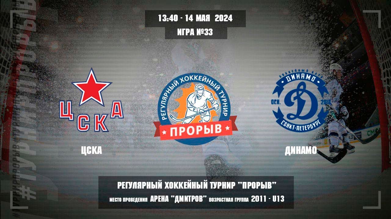 ЦСКА - Динамо, 14 мая 2024. Юноши 2011 год рождения. Турнир Прорыв
