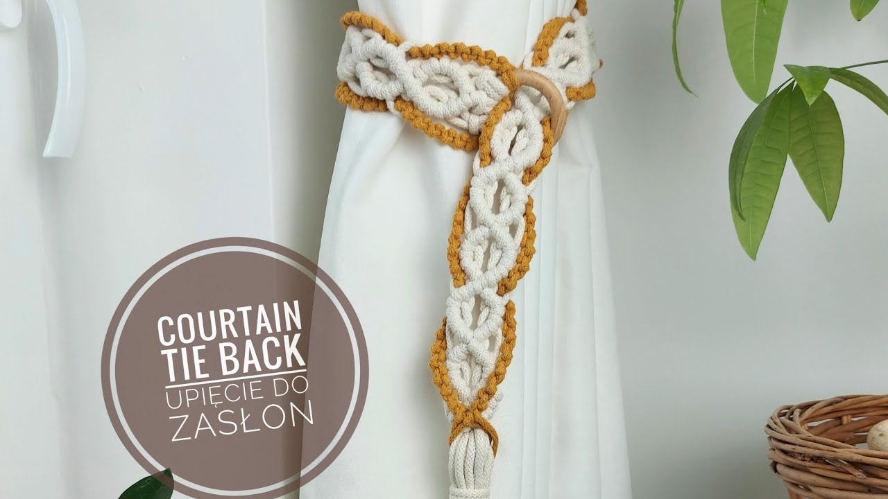 COURTAIN TIE BACK | Upięcie do zasłon | Macrame