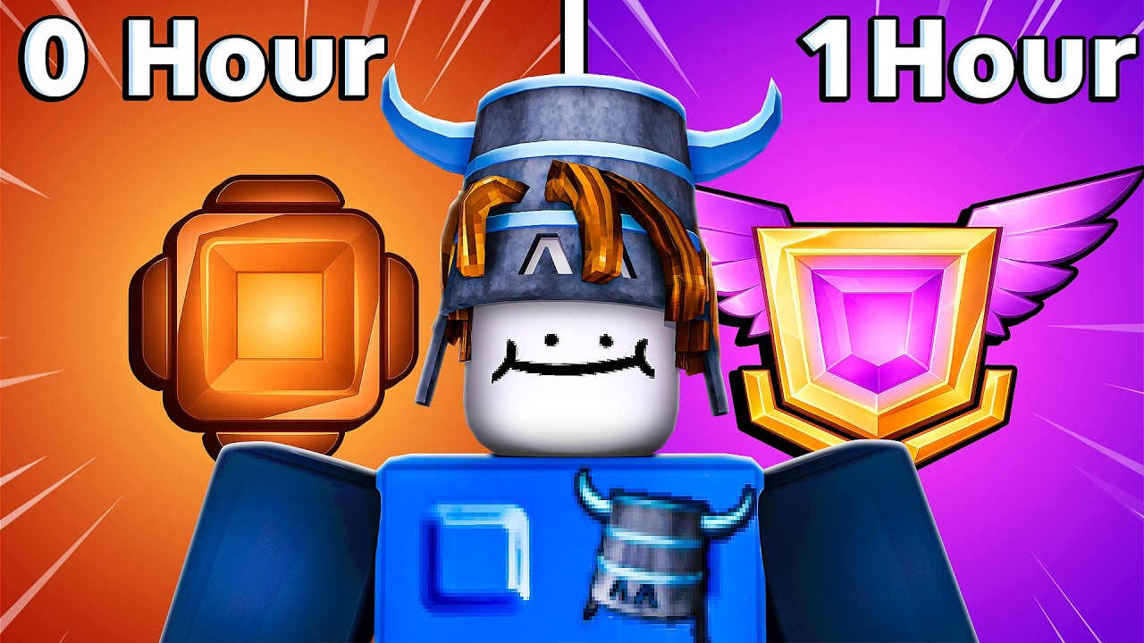 How Much Can I RANK UP in 1 HOUR in Roblox Rivals?