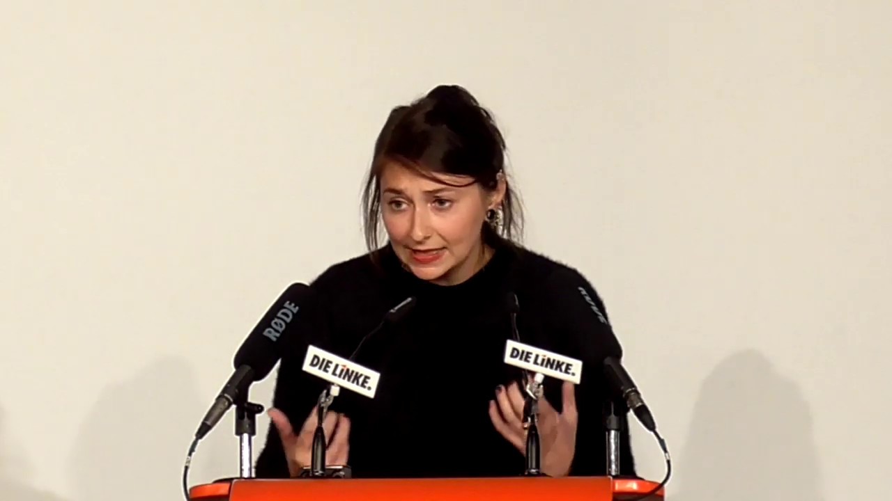 Anna Gorskih auf dem 15. Landesparteitag (2. Tagung) vom 15.-17. November 2019 in Dresden