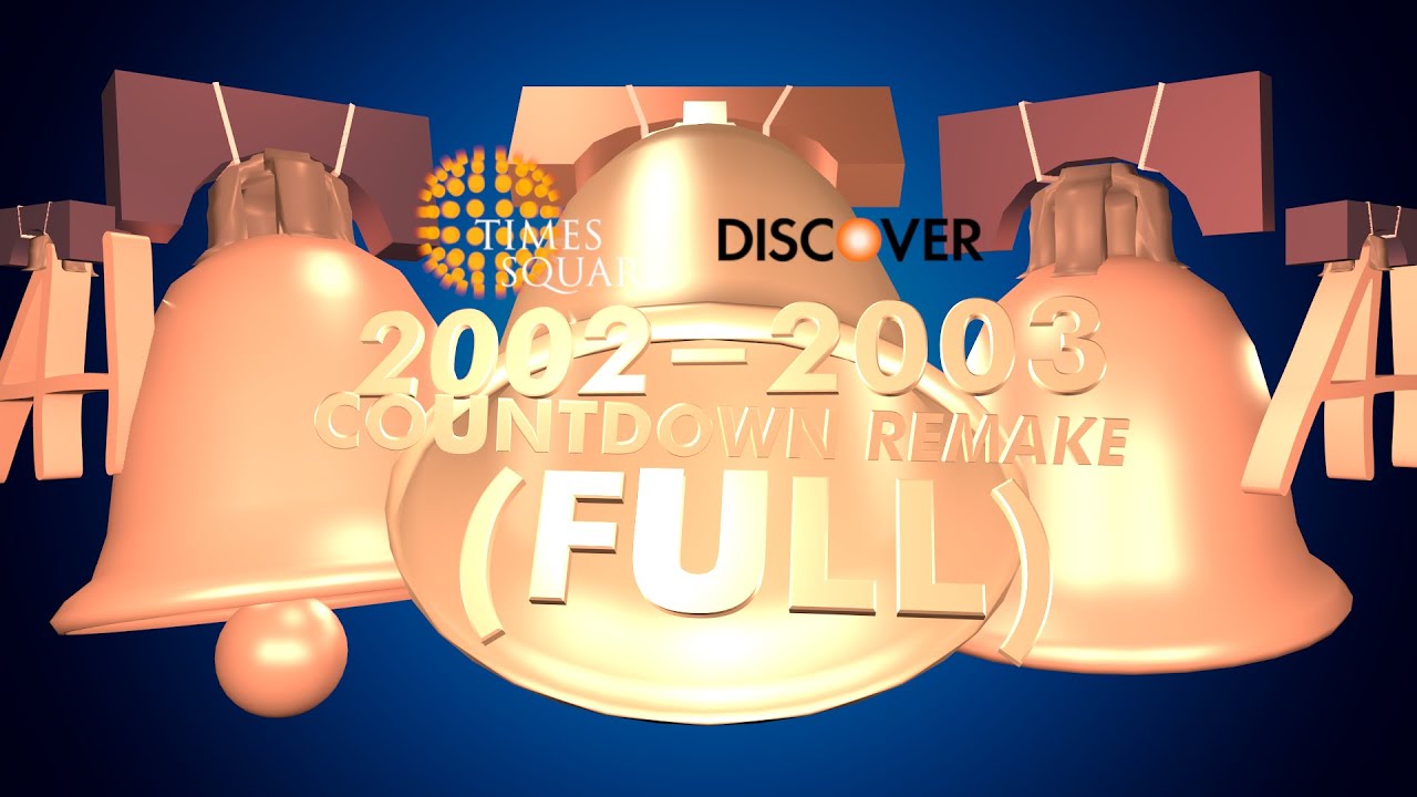 Discover Card Times Square 2002-03 Countdown Remake (No Audio) - Countdowns 'R' Us Series