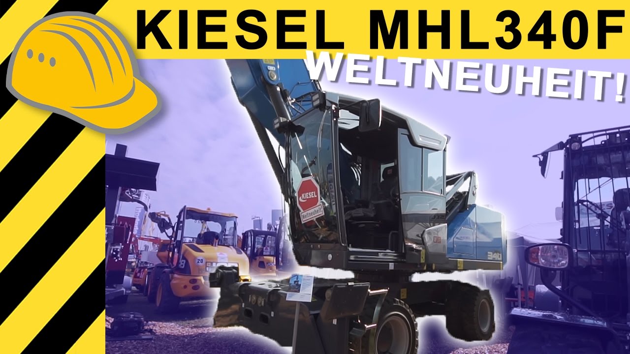 FUCHS MHL340F Umschlagbagger WELTNEUHEIT bei Kiesel | recycling aktiv & TiefbauLive