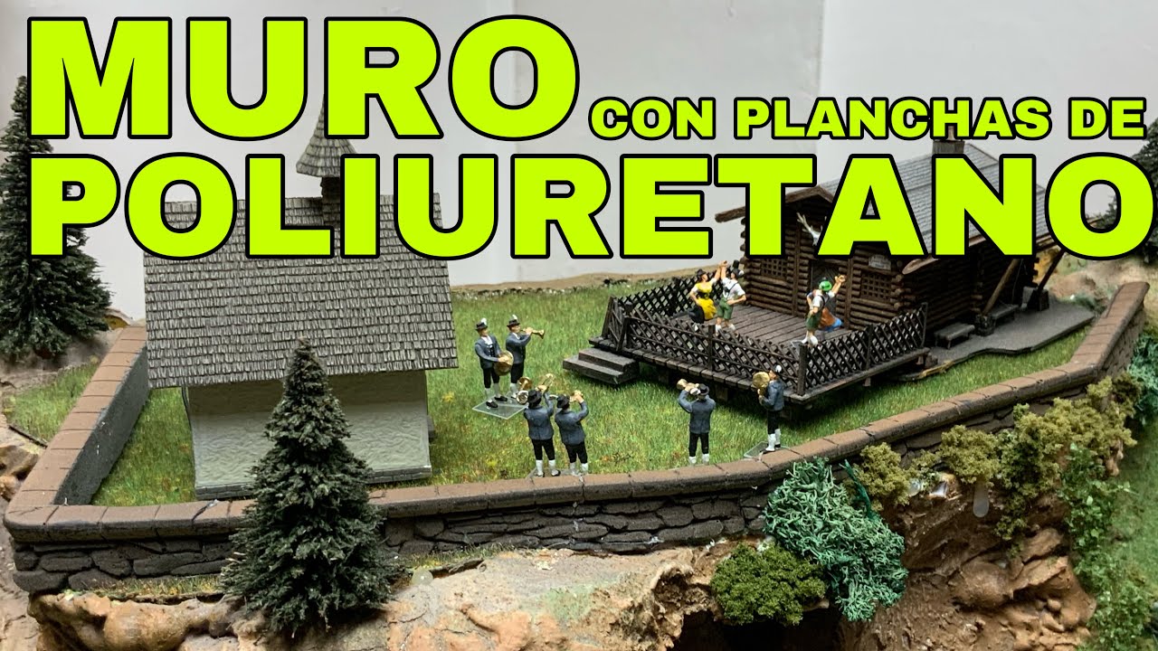 Cómo hacer un MURO con planchas de POLIURETANO