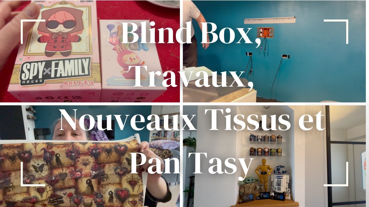 Blind Box, Travaux, Nouveaux Tissus et Pan Tasy