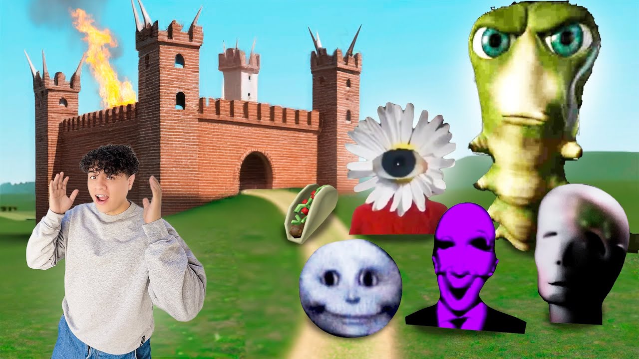 ¿Pueden los NEXTBOTS mas RAROS de NICO'S ENTRAR en mi FORTALEZA?!
