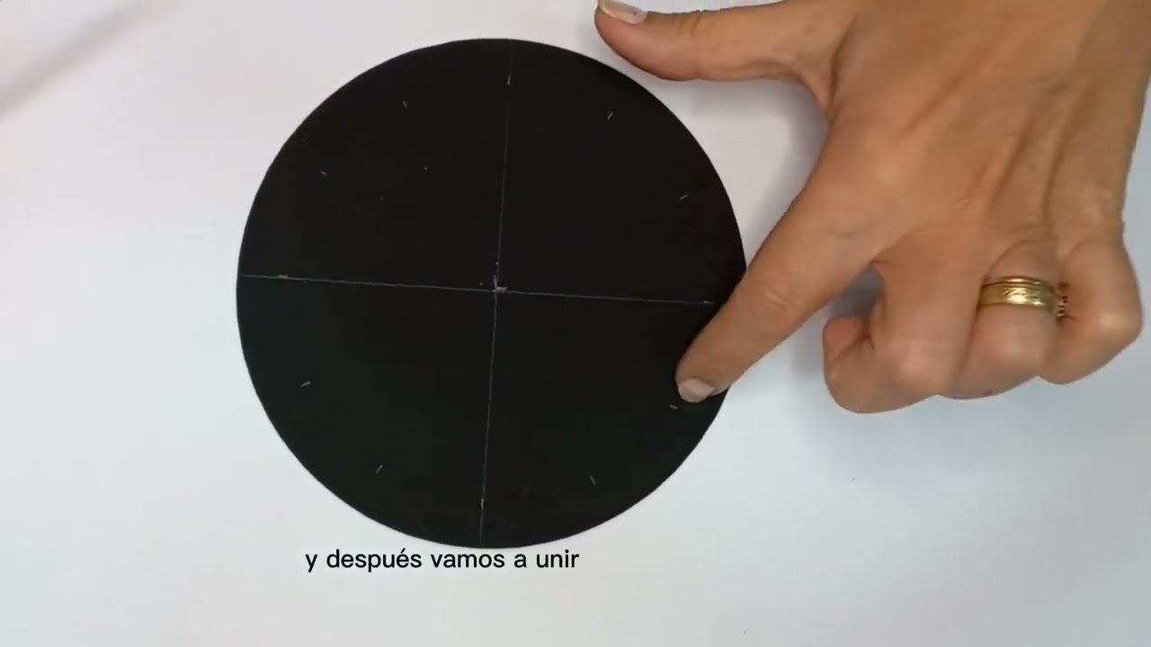 Como trazar lineas guias para dibujar o pintar mandalas