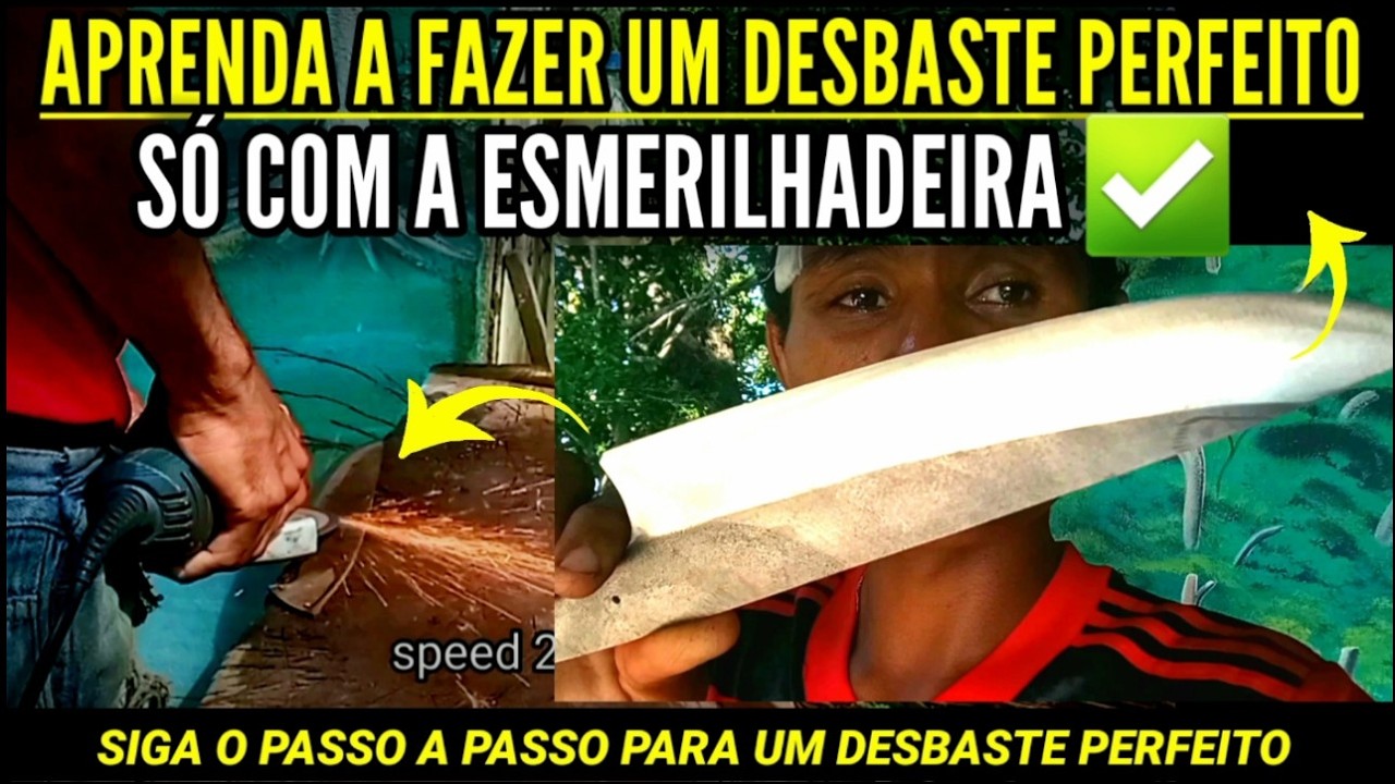 SEGREDO REVELADO✅ AUMENTE O NIVEL DO DESBASTE das suas FACAS ARTESANAIS seguindo esse PASSO A PASSO!
