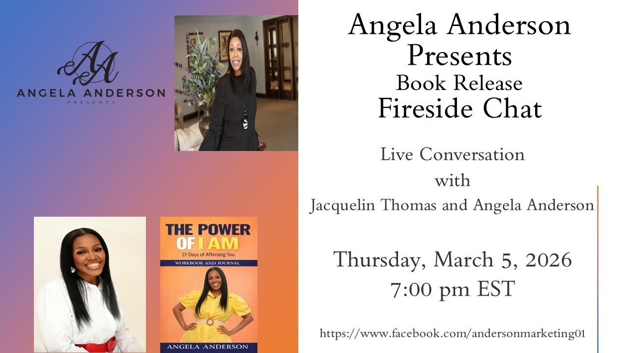Angela Anderson Presents Book Release Fireside Chat