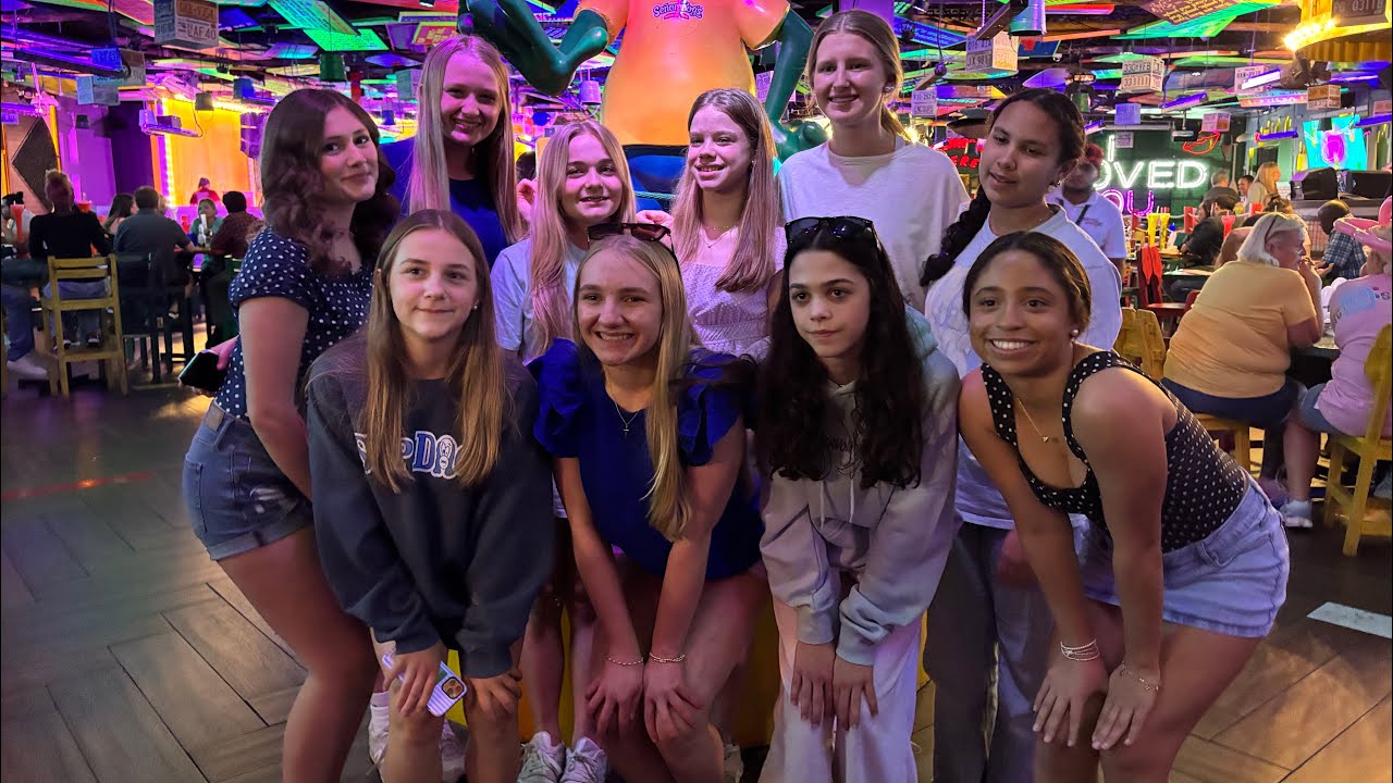 2026 Team Dinner at Senor Frogs in Orlando Florida with the ECJVC 13 Nationals Volleyball Team