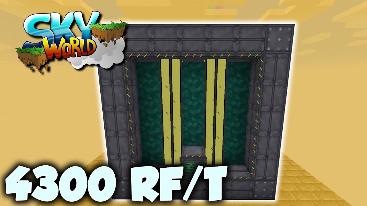 Extreme Reactor! MEGA Energie! - #7 - Minecraft Sky World