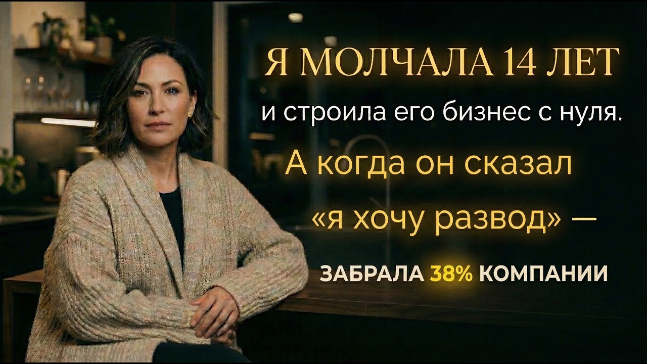 Я молчала 14 лет. А потом забрала 38% его компании