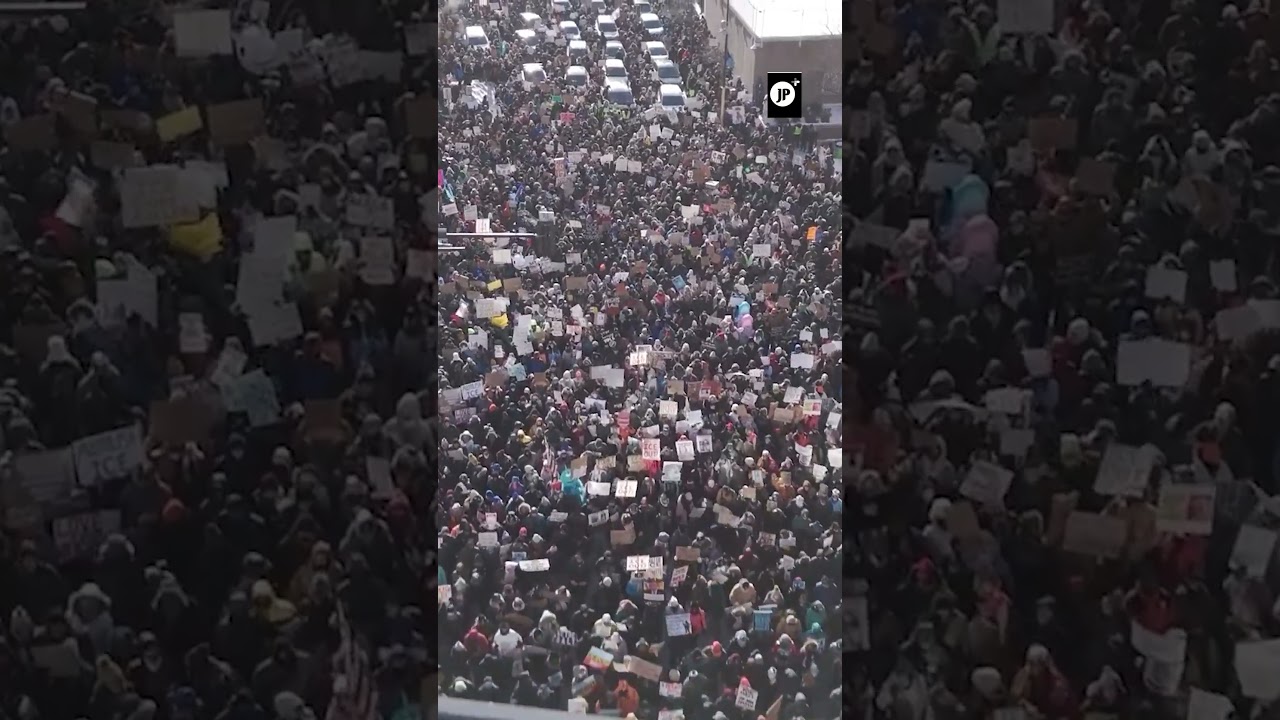 Protesta contra ICE en Minneapolis bajo fr&iacute;o extremo