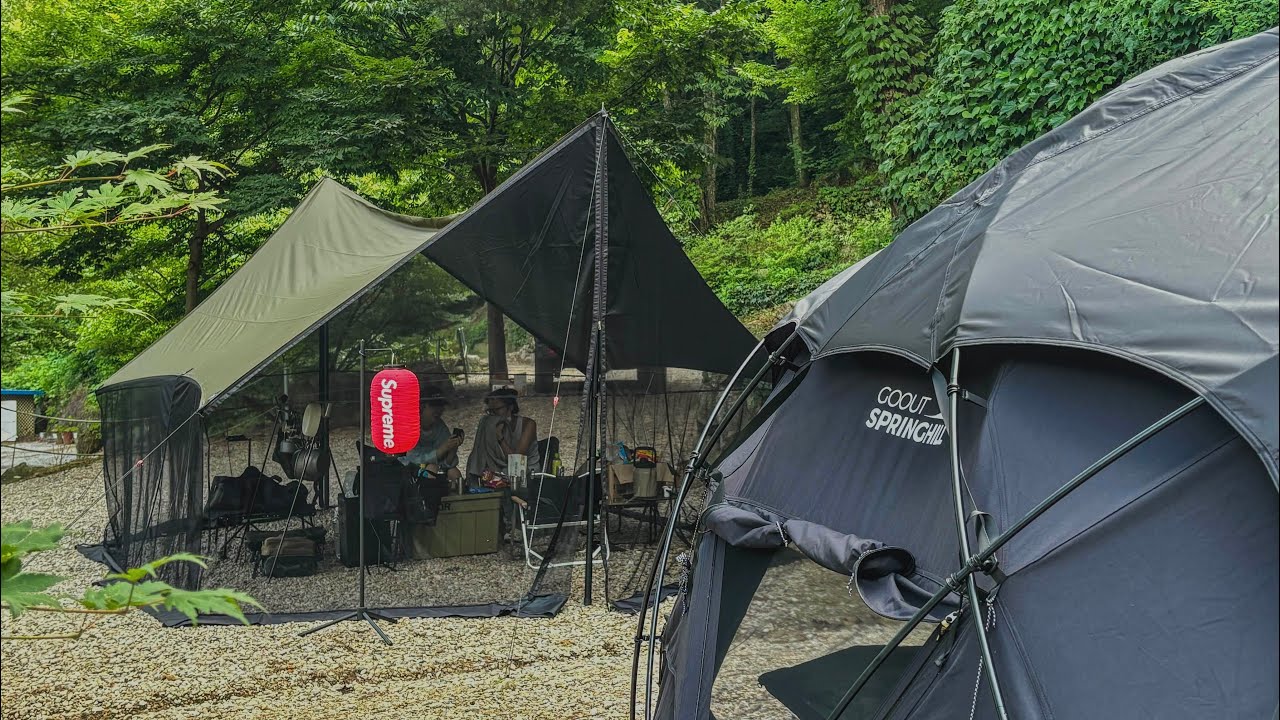 포레스트 유 커넥터블 타프 / 캠핑 피칭 영상 / 기록