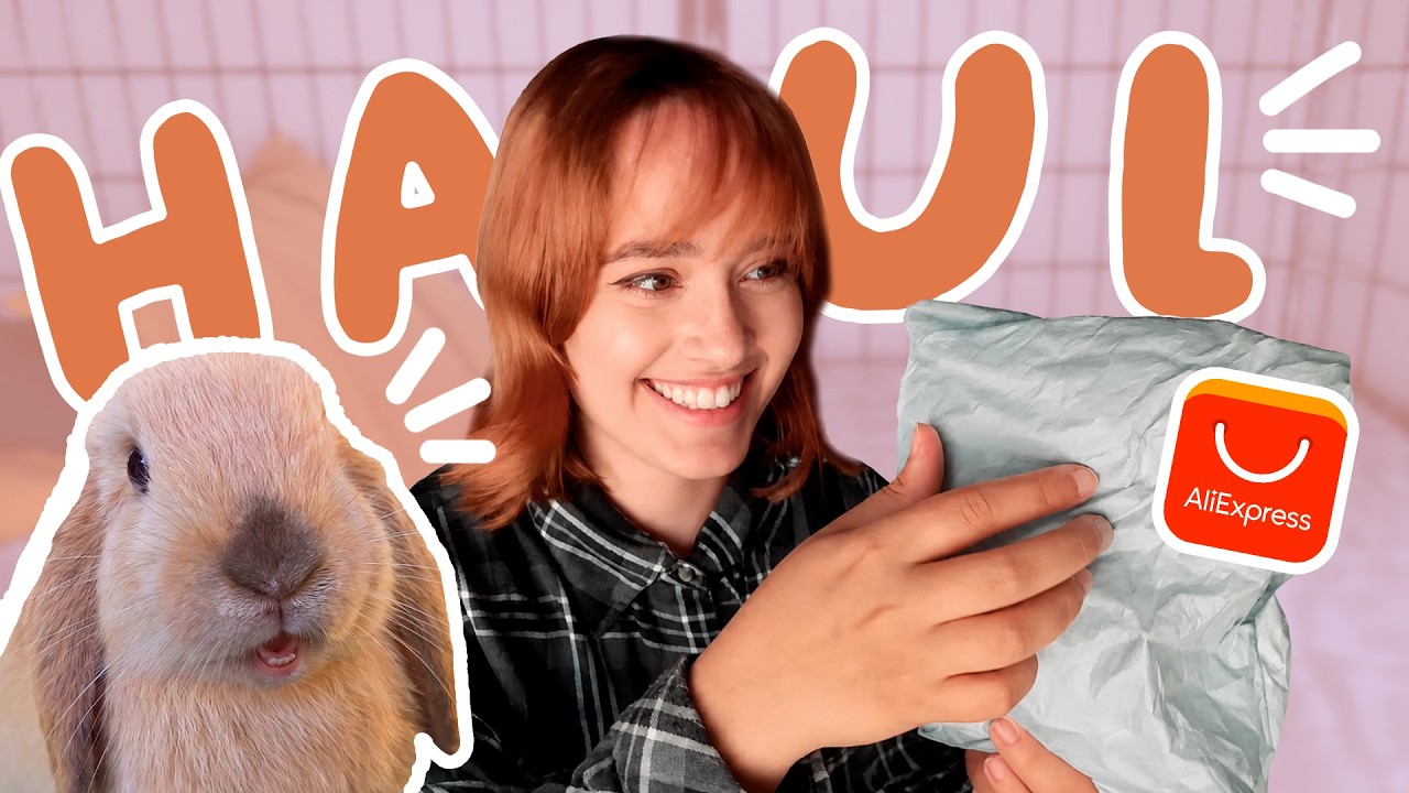 SUPER HAUL Aliexpress!! Juguetes y accesorios para conejos 🐇