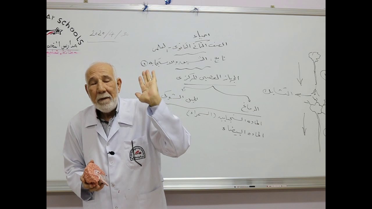 مادة الأحياء للصف الثاني الثانوي العلمي/   درس التنسيق والأستجابة