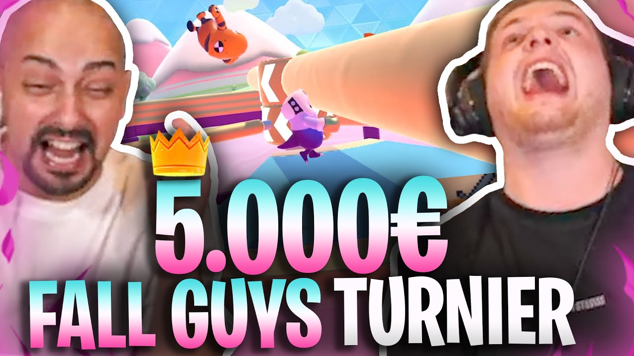 😂🤬5.000€ Streamer TURNIER in FALLGUYS! | TRY not to RAGE im größtem Custom FALL GUYS TURNIER!