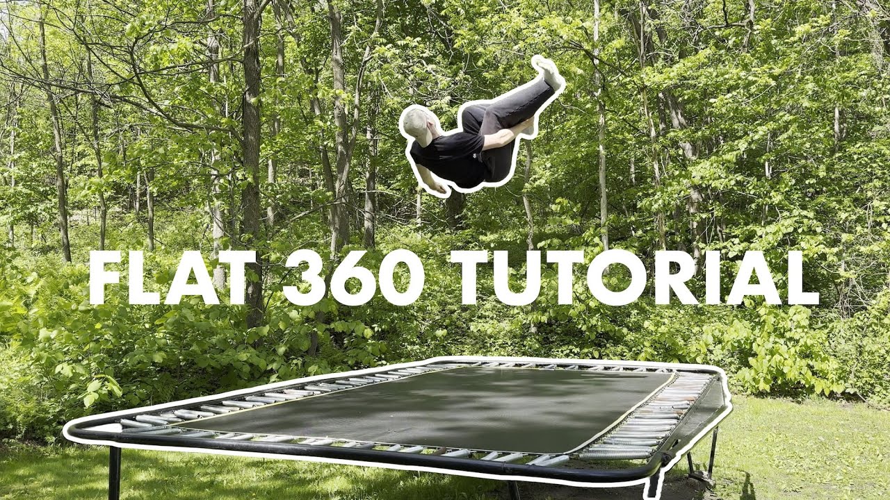 How to Flat 3 on Trampoline | Flat 360 Tutorial
