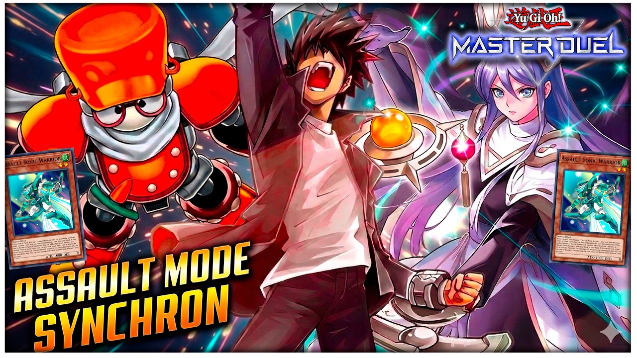 NEW Hidden Support! Assault Mode Synchron Deck / Assault Sonic Warrior | Yu-Gi-Oh! Master Duel