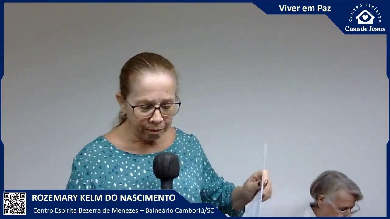 26.01.26- Viver em Paz - Rosemary Kelm do Nascimento -C.E. Bezerra de Menezes-Balneário Camboriú/SC