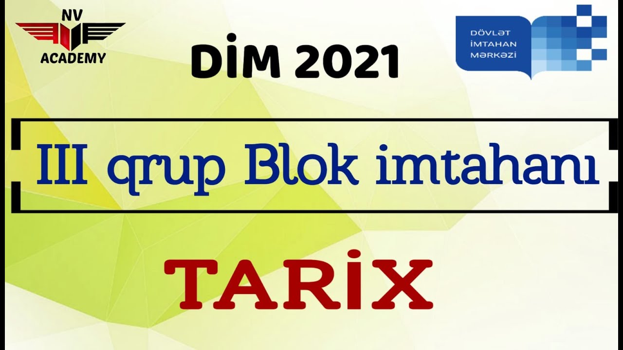 #Tarix #3-cü qrup #imtahan suallarının izahı (14.07.2021)