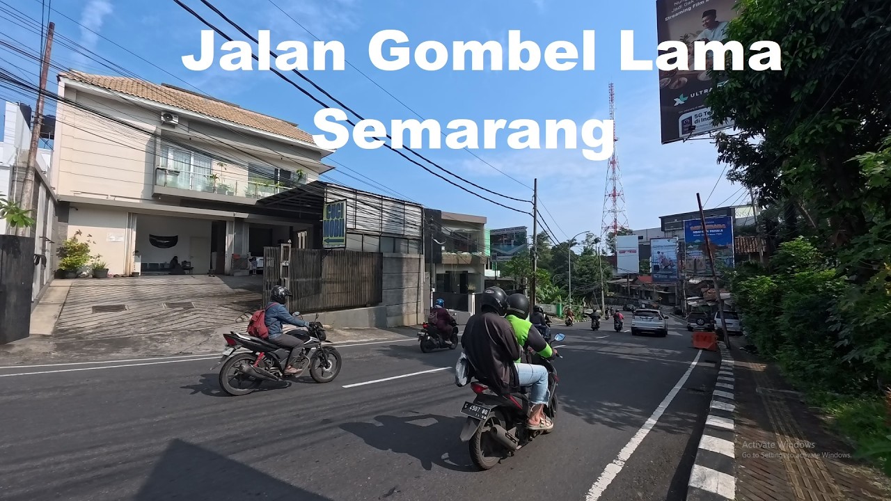 Menyusuri Jalan Gombel Lama, Semarang | View Perbukitan & Kota 4K