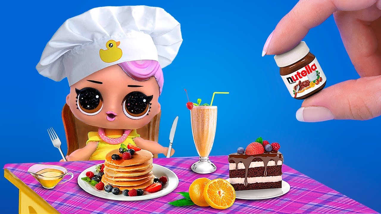Miniatur Makanan Dan Minuman Buatan Sendiri / Miniatur Memasak Sungguhan
