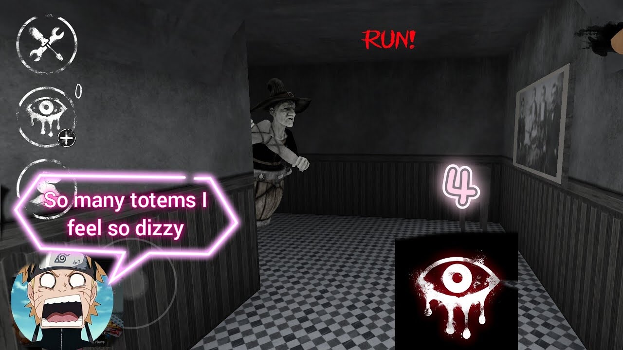 Eyes The Horror Game Ursula Enemy Mansion Map Nightmare mode 