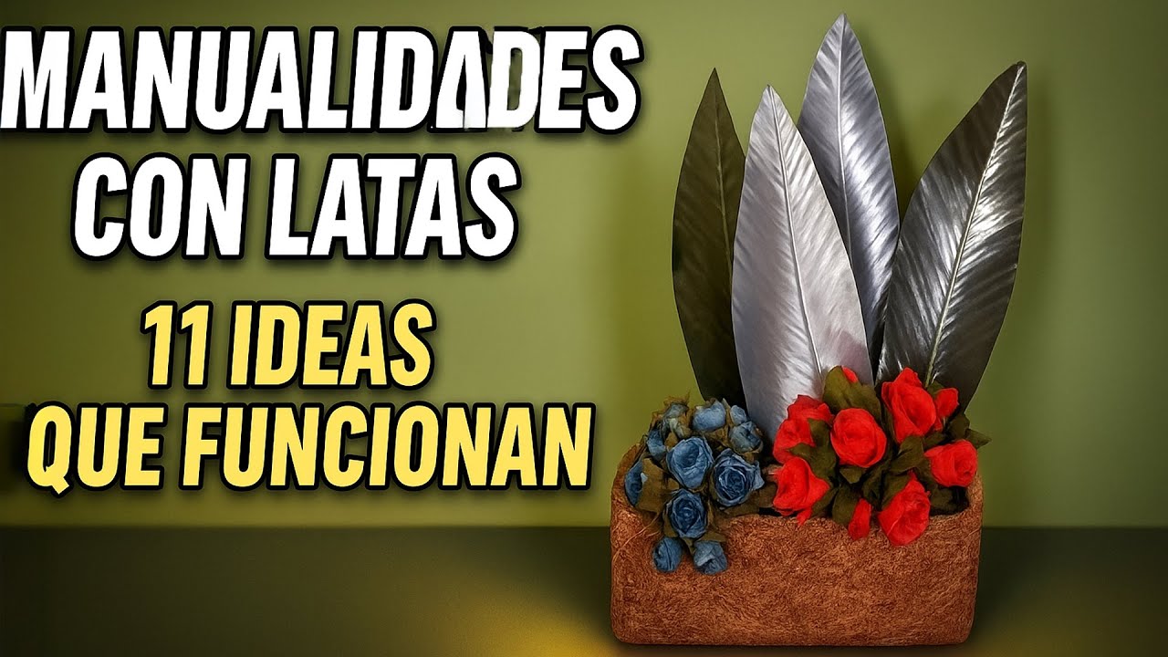 Manualidades con Latas de Refresco - 11 Ideas que Funcionan