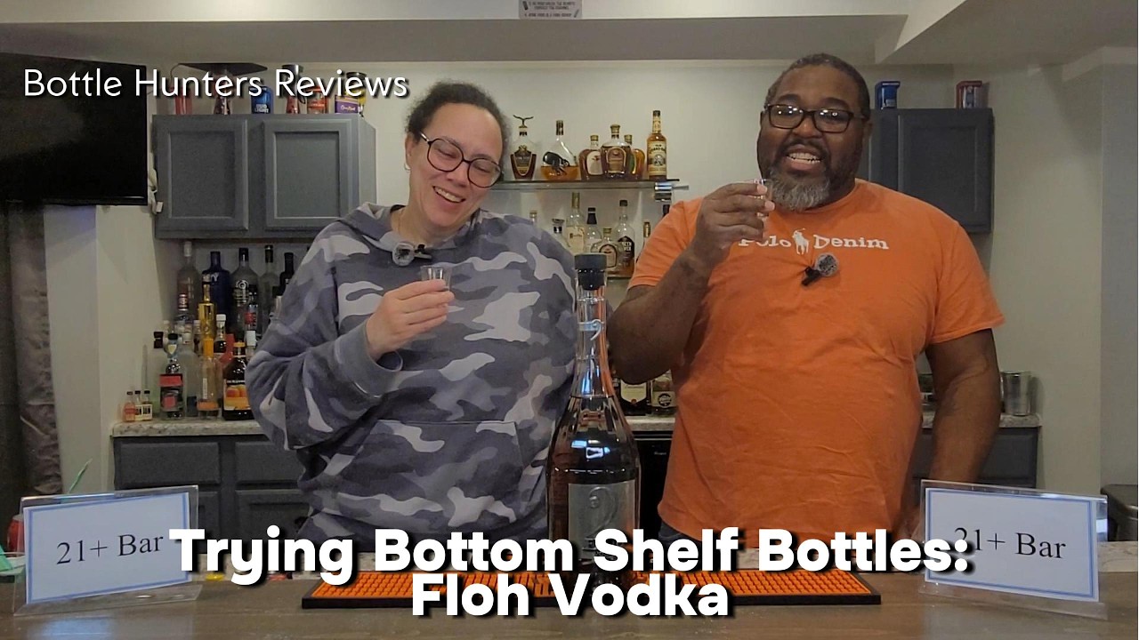 Trying Bottom Shelf Bottles: Floh Vodka #bottlehuntersreviews