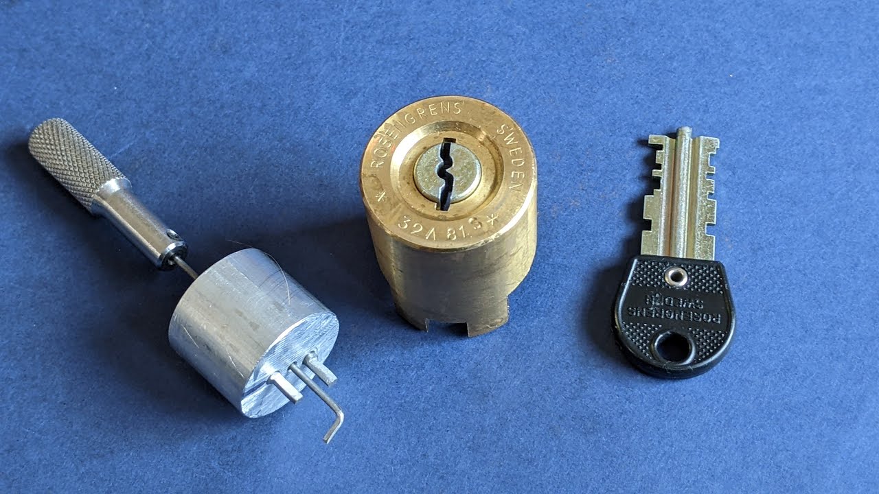 Rosengrens 32A81S disc detainer safe deposit box lock pick and gut