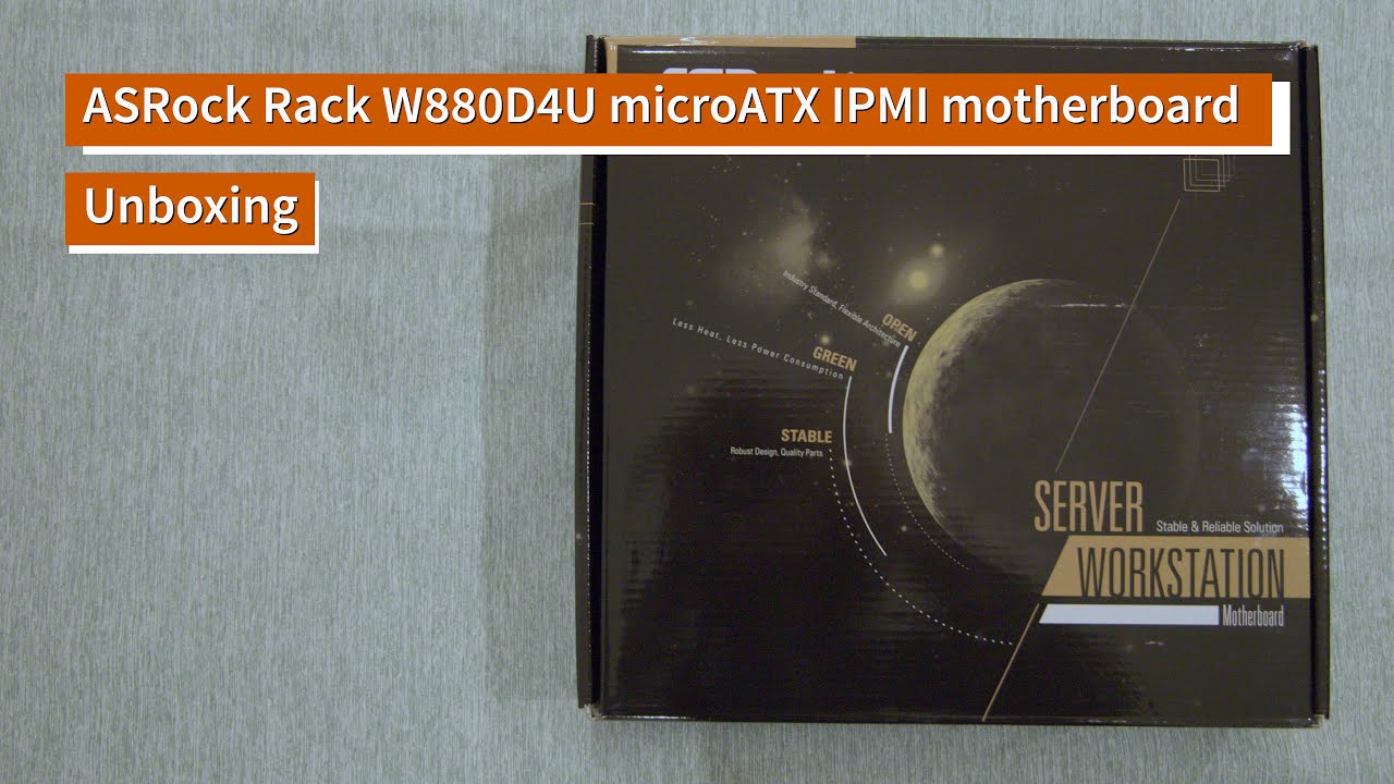 ASRock Rack W880D4U microATX IPMI server motherboard &ndash; unboxing