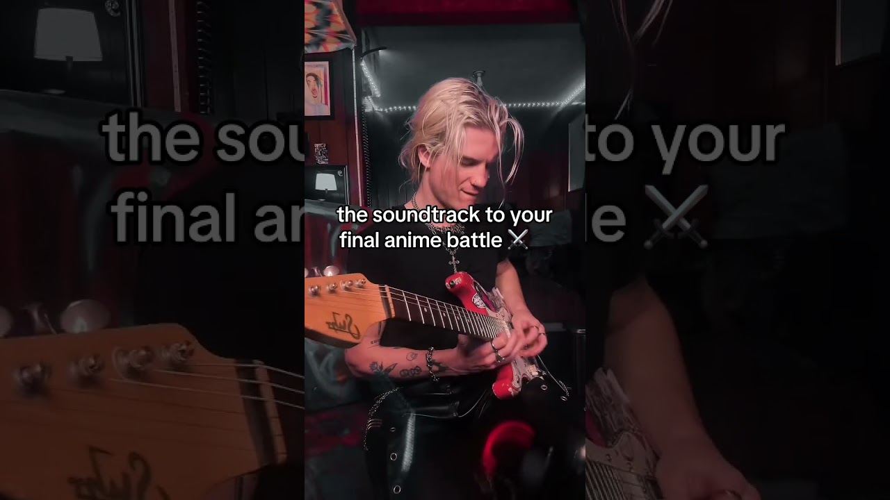 Here&rsquo;s my song &ldquo;level up&rdquo;&hellip;should be on guitar hero lmao #guitar #guitarsolo #metal #a7x