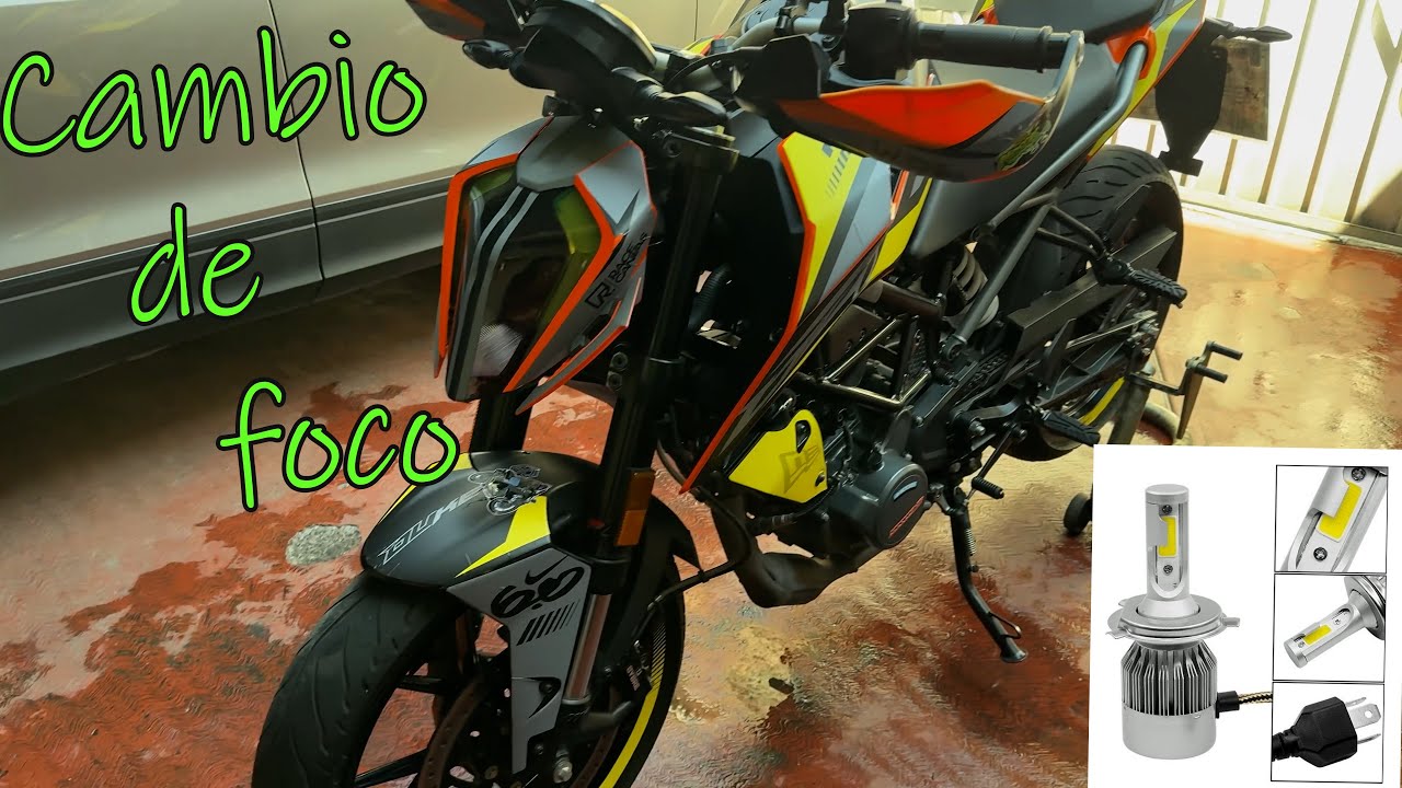 Como cambiar el foco | KTM Duke 200