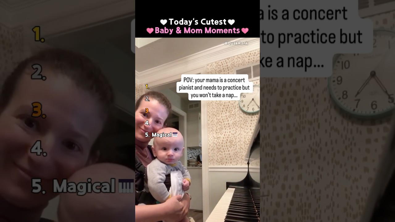 Adorable Baby and Mom Moments💕