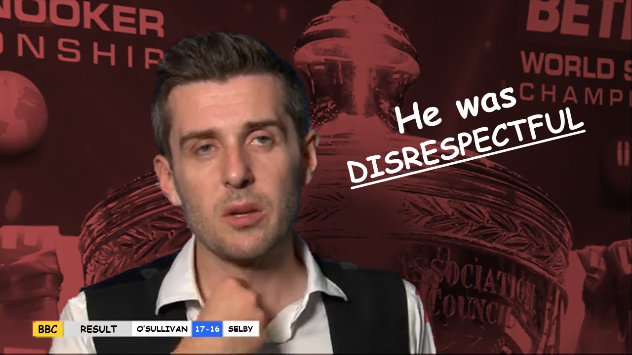 He was DISRESPECTFUL - Selby lashes out after defeat to Ronnie O’Sullivan