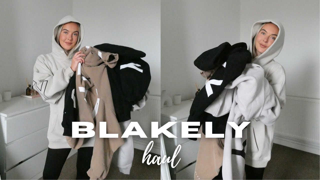 BLAKELY HAUL & TRY ON | Обзор толстовок и леггинсов + промокод