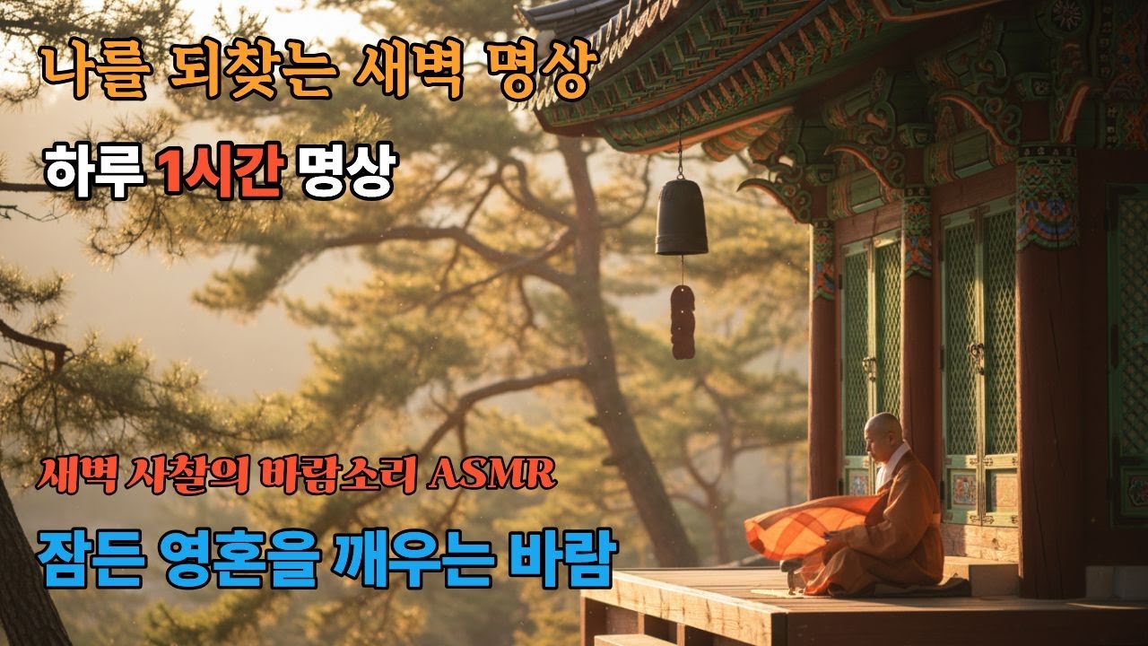새벽사찰의 바람소리 | 잠든 영혼을 깨우는 바람 | 잡념이 사라지는 1시간 | 나에게 집중하는 시간
