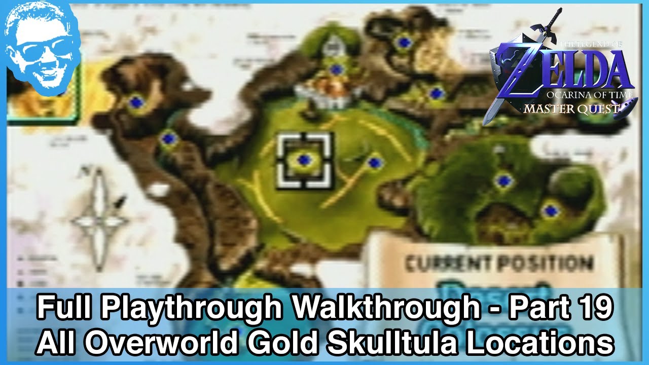 All Overworld Gold Skulltula Locations - Ocarina of Time MASTER QUEST Full Walkthrough Part 19
