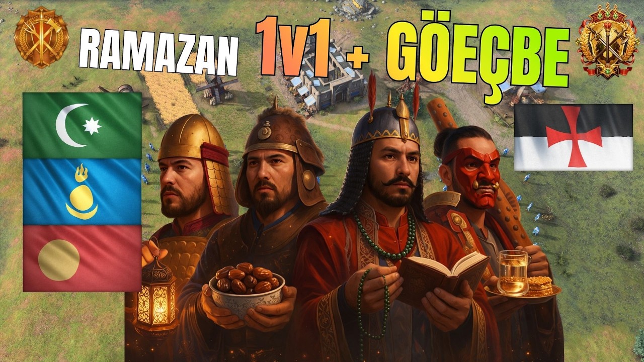 Ramazanda Zafer Getiren Maçlar Canlı Yayında | Age of Empires IV ​​#oyunumadokunma